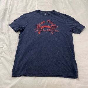 Men’s J. Crew Blue Crew Neck Tee